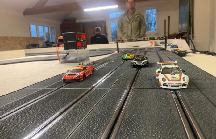 à Chenu, dans la Sarthe, un circuit de voitures miniatures pour des courses dominicales endiablées