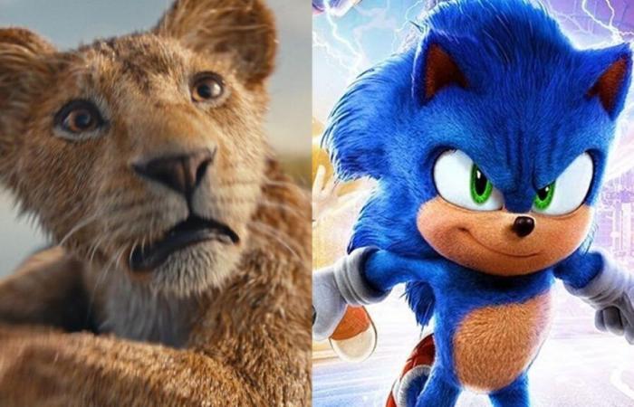 Le combat entre Mufasa et Sonic 3 se termine avec un vainqueur clair le week-end d’ouverture