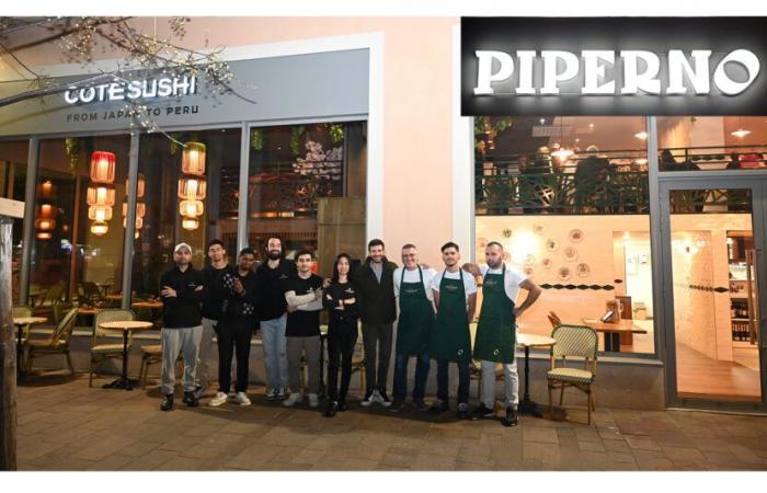 Côté Sushi & Piperno Nouvelle Enseigne de Voyage à Antibes –