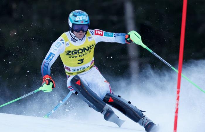 Timon Haugan triomphe en slalom, Clément Noël 6ème