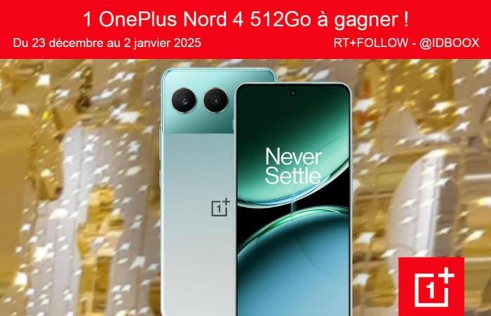 Concours 1 smartphone OnePlus Nord 4 à gagner !