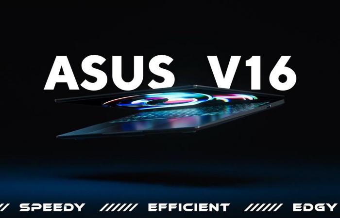 Asus dévoile un nouvel ordinateur portable de jeu V16 abordable au CES 2025