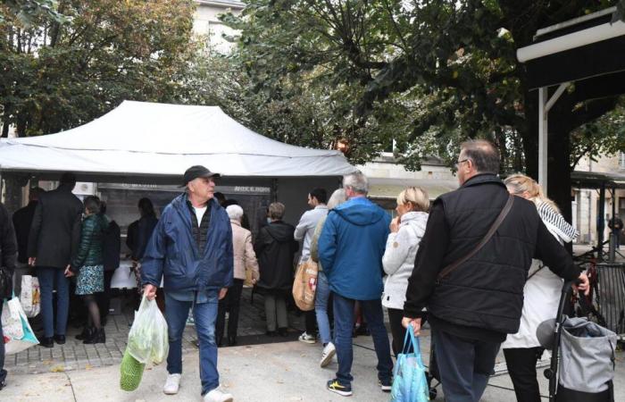 Place Saint-Louis à Périgueux, un village de saveurs avec le marché au gras