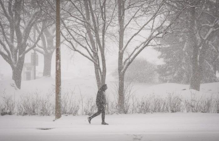 entre 10 et 15 centimètres de neige dans le sud du Québec