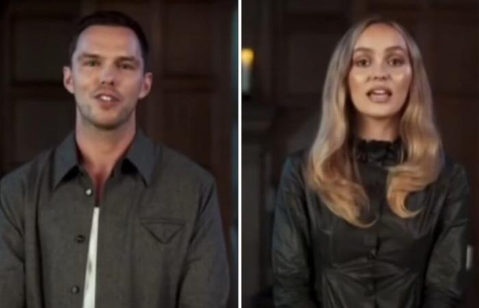 ‘Péril!’ Les fans réagissent aux indices vidéo « fatiguants » des stars de « Nosferatu » Nicholas Hoult et Lily-Rose Depp