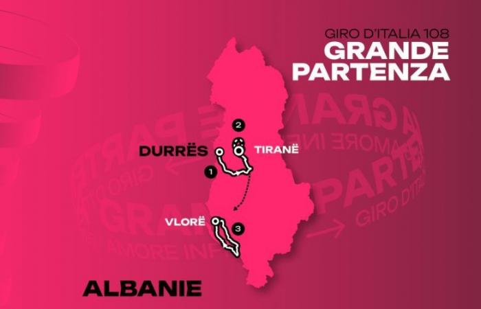 Giro. Tour d’Italie – Le Grand Départ du Giro d’Italia 2025… 3 étapes en Albanie !