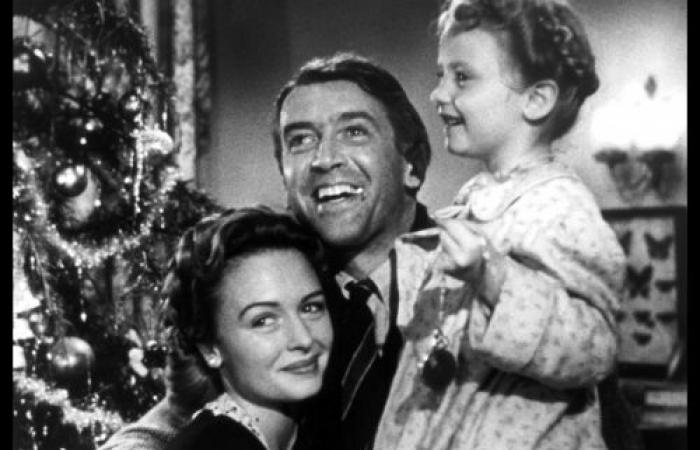 où a été tourné le film culte de Noël avec James Stewart ?