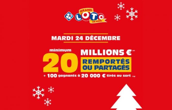 Tentez de gagner 20 millions d’euros pour le Grand LOTO® de Noël FDJ !