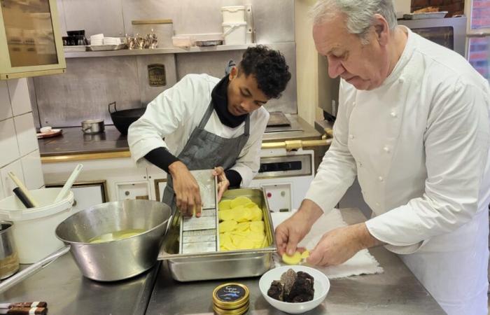 dans les cuisines du Lion d’or