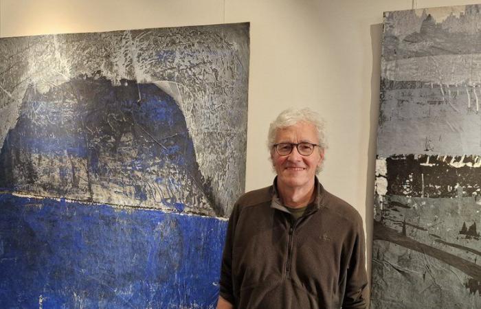 Alain Ballereau expose ses peintures à la Galerie Bleue à Saint-Mont