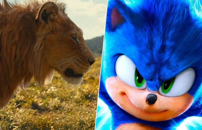 Le Roi Lion aspirait à régner au box-office de Noël, mais il n’avait pas de rival inattendu : Sonic