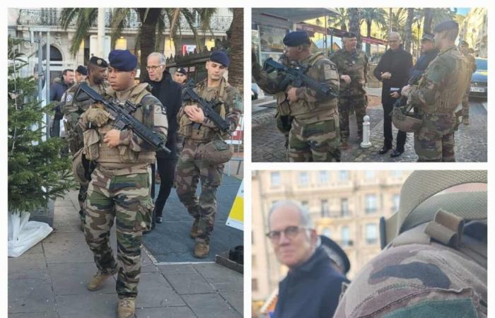 le préfet du Var rencontre les militaires de l’opération Sentinelle