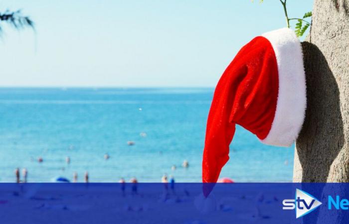 Les températures montent jusqu’à 15 °C, un record inhabituel pour la saison, lors d’une veille de Noël inhabituellement chaude.