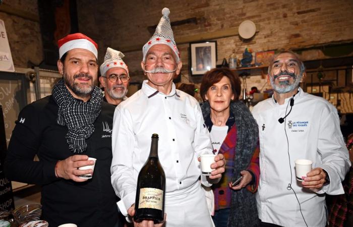 Didier Saba Launches his 2024 Christmas Ball with the chefs of Pétanque des Toqués –