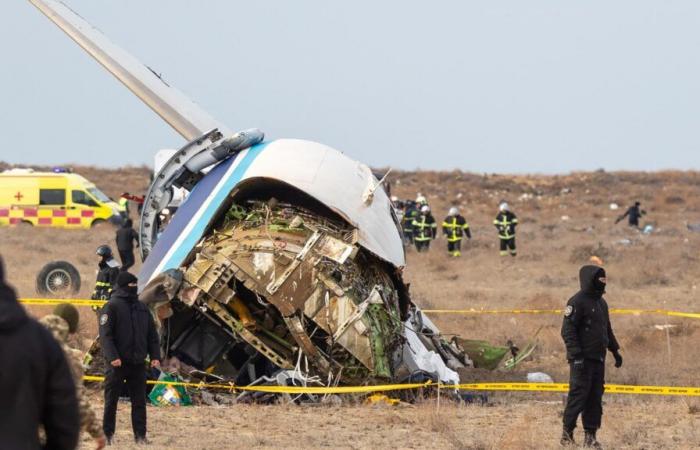 les images impressionnantes de la carcasse déchirée par l’impact