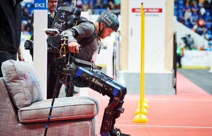 un exosquelette pour les patients paraplégiques