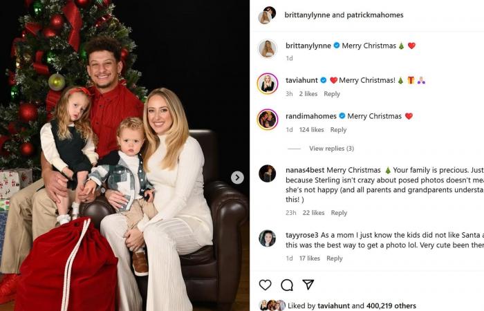 La famille de Patrick Mahomes saute le choc de Noël entre les Steelers et les Chiefs pour passer un moment agréable à la maison