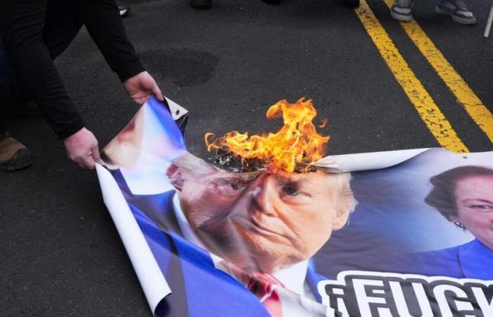 manifestation contre Donald Trump au Panama