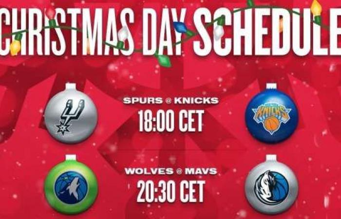 NBA Christmas Games, le programme des compétitions de Noël (cdwn)