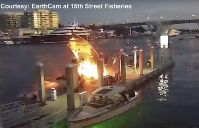 Un Québécois tué par l’explosion d’un bateau à Fort Lauderdale, qui a fait cinq blessés