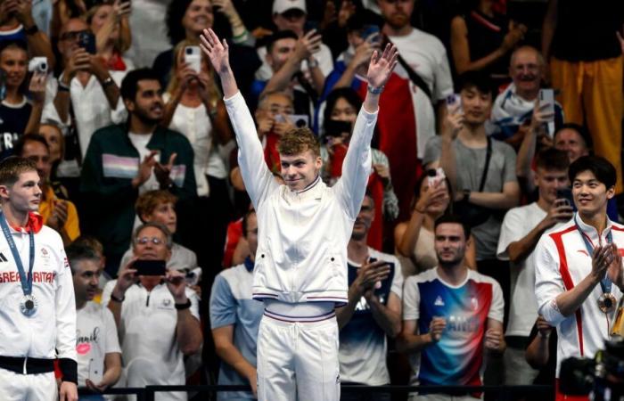 Vidéo Le doublé de Léon Marchand en moins d’une heure, l’émotion d’Aurélie Aubert, l’envol du chaudron… Revivez les plus grands moments de Paris 2024