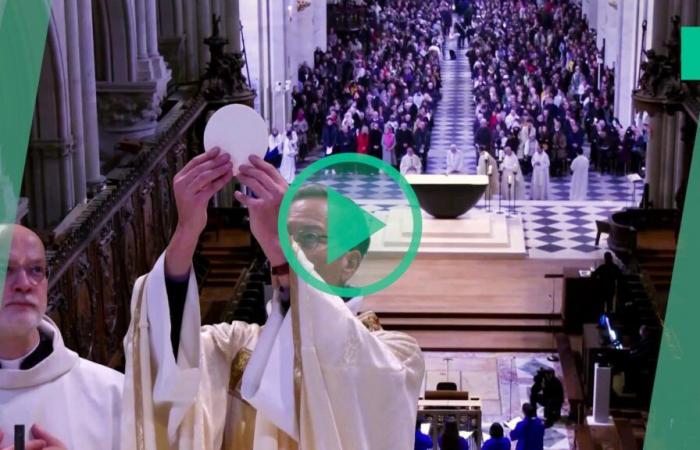 Notre-Dame de Paris a fait salle comble pour la première messe de Noël depuis l’incendie