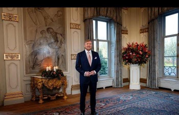 Le roi Willem-Alexander prononce le discours de tolérance de Noël