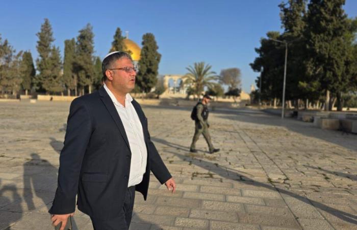 Itamar Ben Gvir visite à nouveau le Mont du Temple