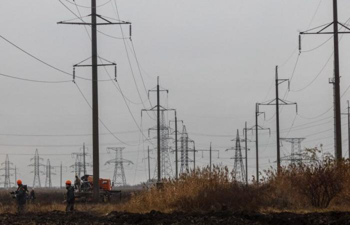 la menace d’une panne d’électricité en plein hiver, sous les attaques russes