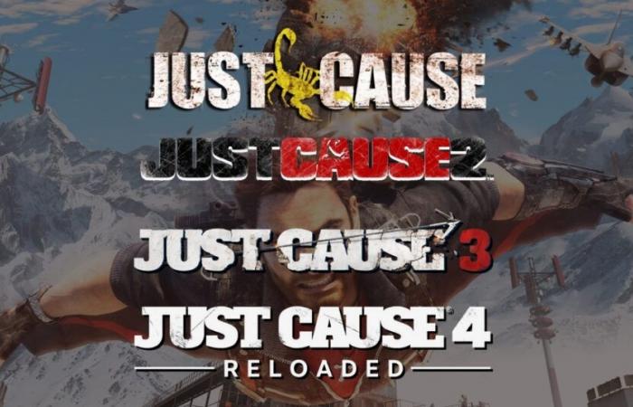 Just Cause 1, 2, 3 et 4 Clés Rechargées en Promo jusqu’à -91%