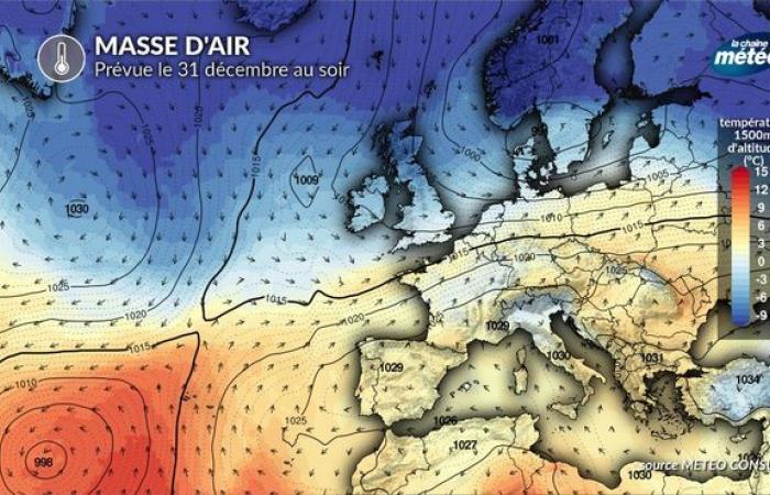 Retour de la pluie pour le réveillon