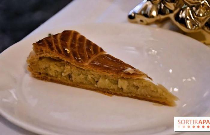 The Galette des Rois with almond cream from Café de la Paix