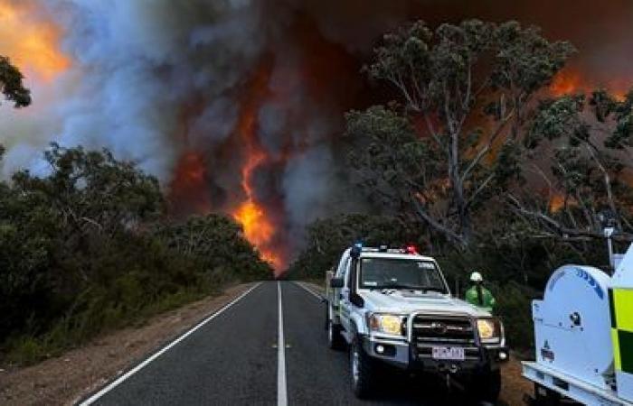 En Australie, les appels à évacuer se multiplient en raison d’un incendie majeur