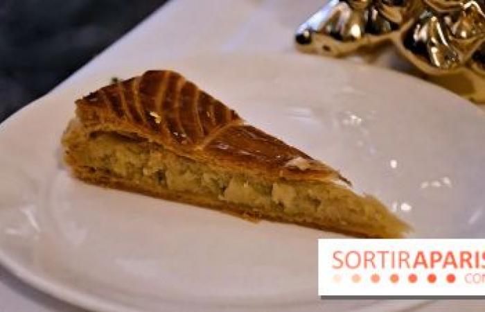 The Galette des Rois with almond cream from Café de la Paix