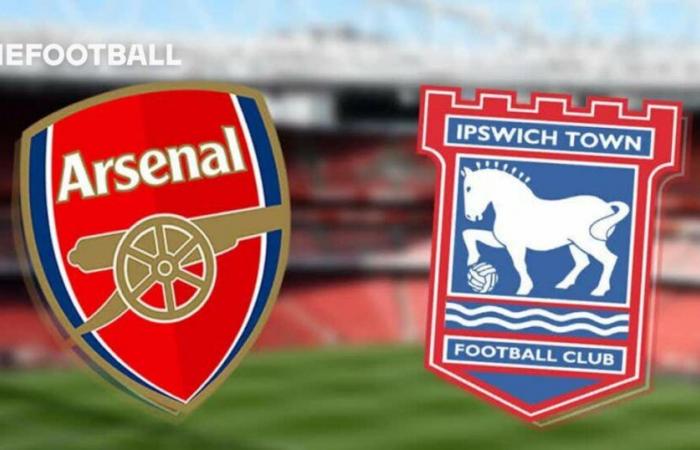 L’équipe d’Arsenal confirmée affrontera Ipswich Town – Rice commence