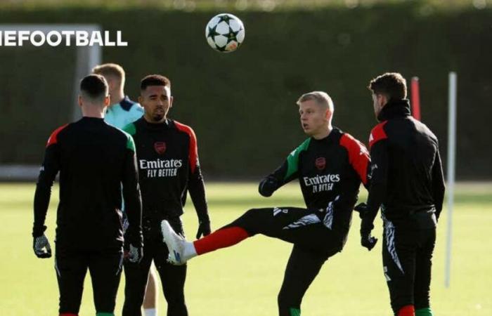 Arsenal, 28 ans, blessé, photographié à l’entraînement avant le choc d’Ipswich