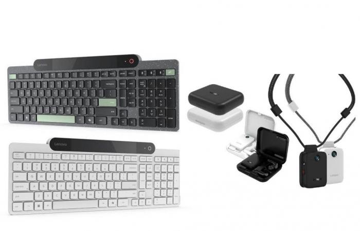 Le clavier Bluetooth auto-chargeur et les appareils IA de Lenovo fuient avant le CES 2025