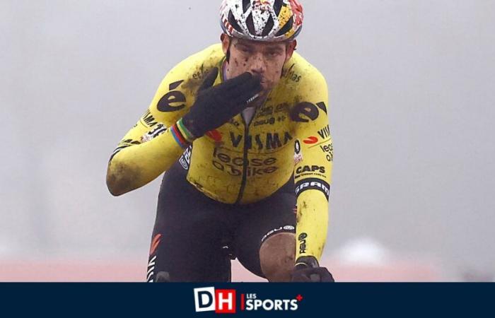 le retour contrasté de Wout van Aert, « satisfait » de sa 4e place au cyclocross de Loenhout