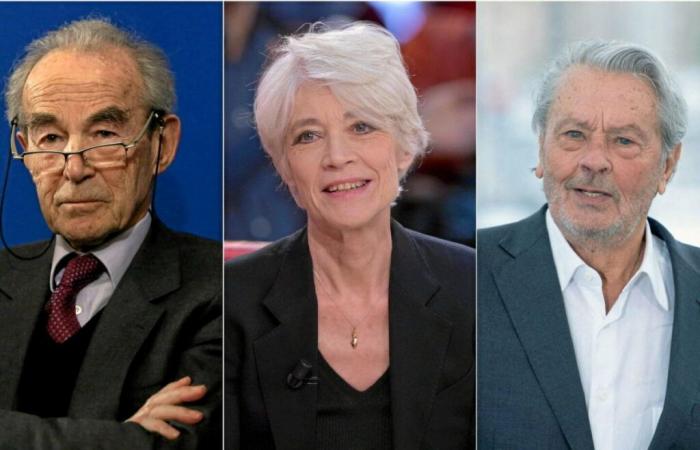 Alain Delon, Françoise Hardy, Robert Badinter… Ils nous ont quittés en 2024