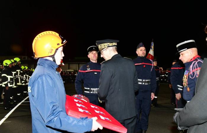 Des médailles pour les pompiers de Haute-Loire pour clôturer 2024, une année riche en interventions