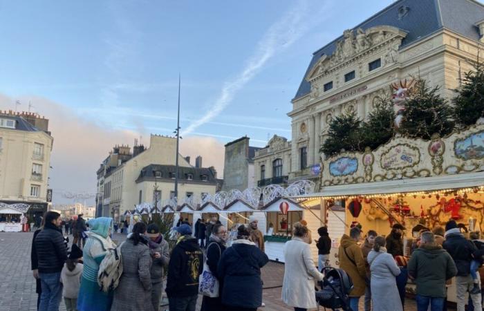 A Cherbourg, un marché de Noël convaincant pour les commerçants