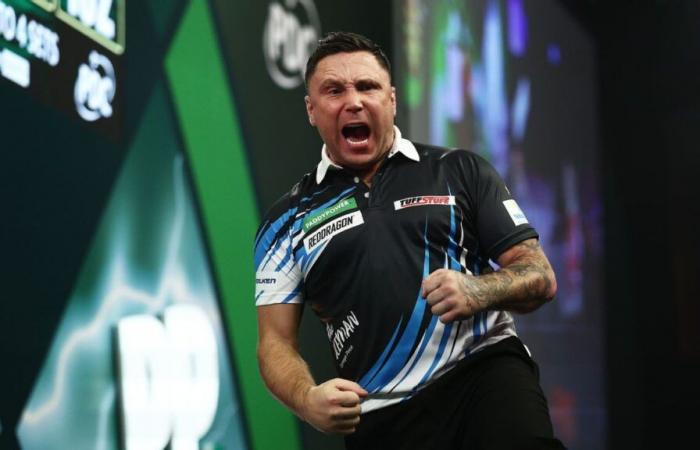 Gerwyn Price bat Joe Cullen