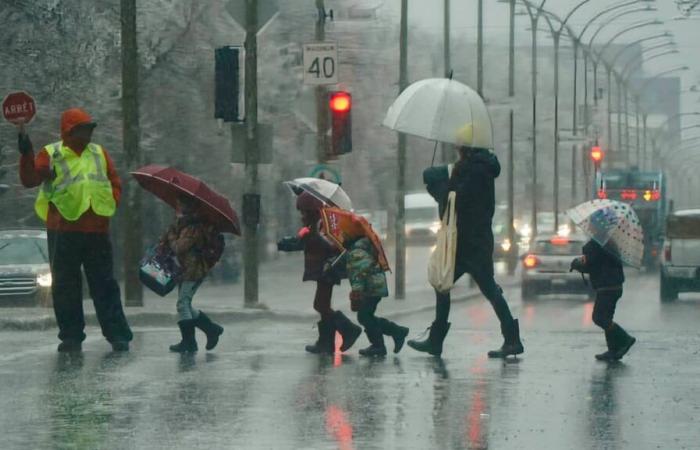 La neige fondue et la pluie pourraient faire fondre la neige ce week-end