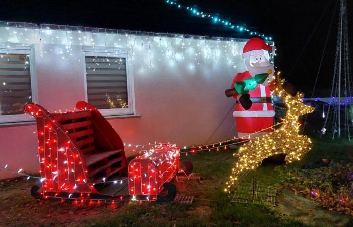 Dans ces deux communes de Loire-Atlantique, voici deux maisons illuminées et 100% dans l’esprit de Noël