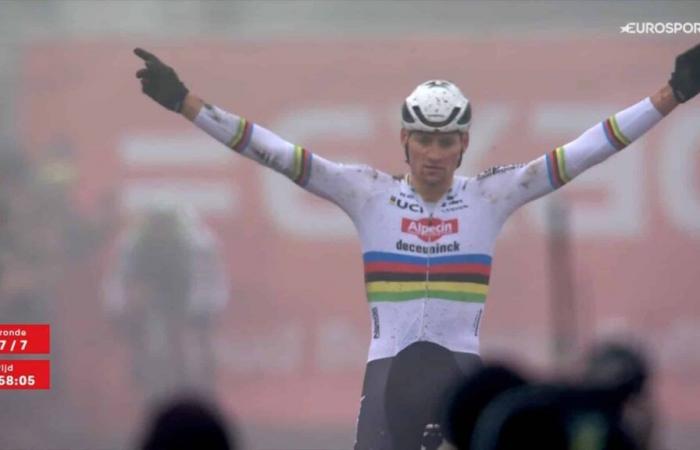 Mathieu van der Poel remporte l’Azencross à Loenhout malgré Wout van Aert