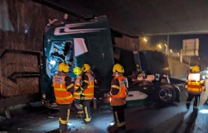 Six voitures et un camion impliqués dans un carambolage spectaculaire sur la RN7 près de Riorges