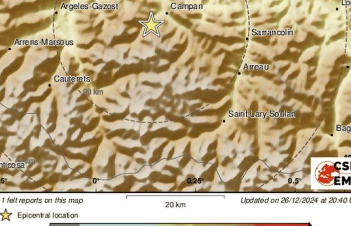 La terre a encore tremblé dans les Hautes-Pyrénées, pour la troisième fois en deux jours