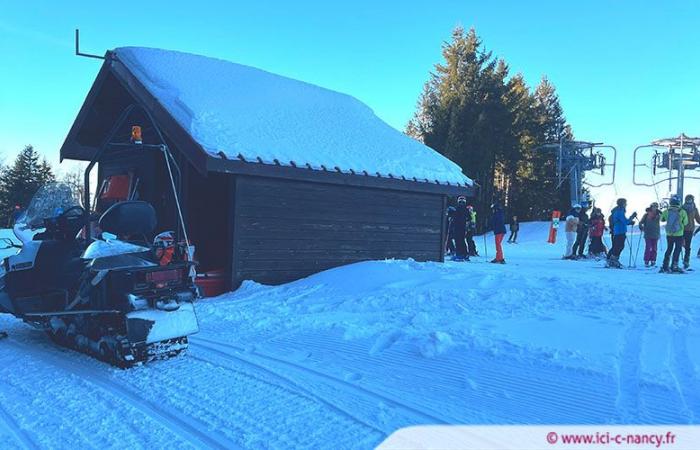 dans le massif des Vosges, la neige ravit les touristes et les Lorrains