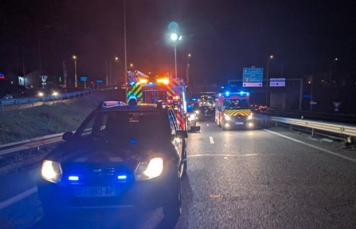 Six voitures et un camion impliqués dans un carambolage spectaculaire sur la RN7 près de Riorges