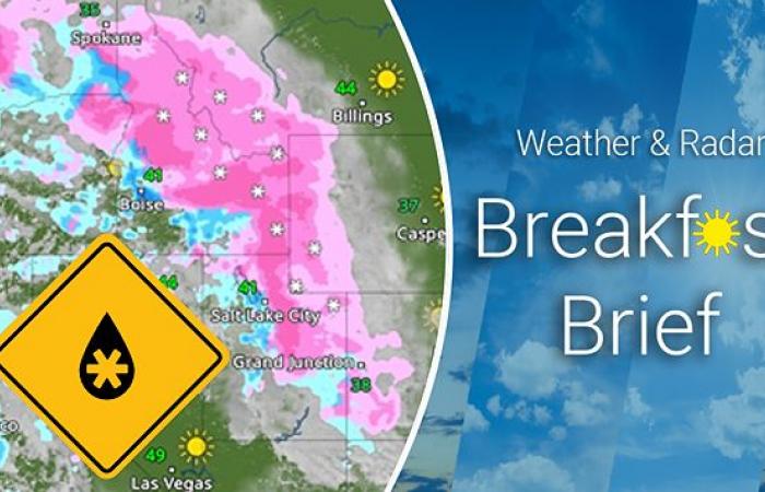 Brief du petit-déjeuner – Tendance orageuse à PNW, Miss., Valley – Weather News